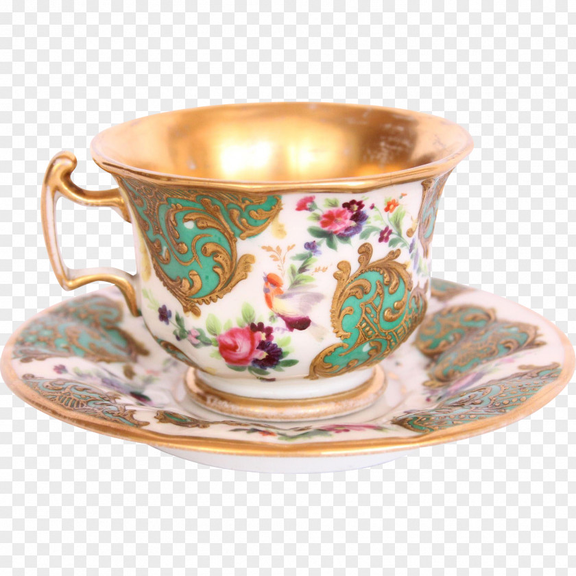 Cup Coffee Saucer Porcelain Mug PNG