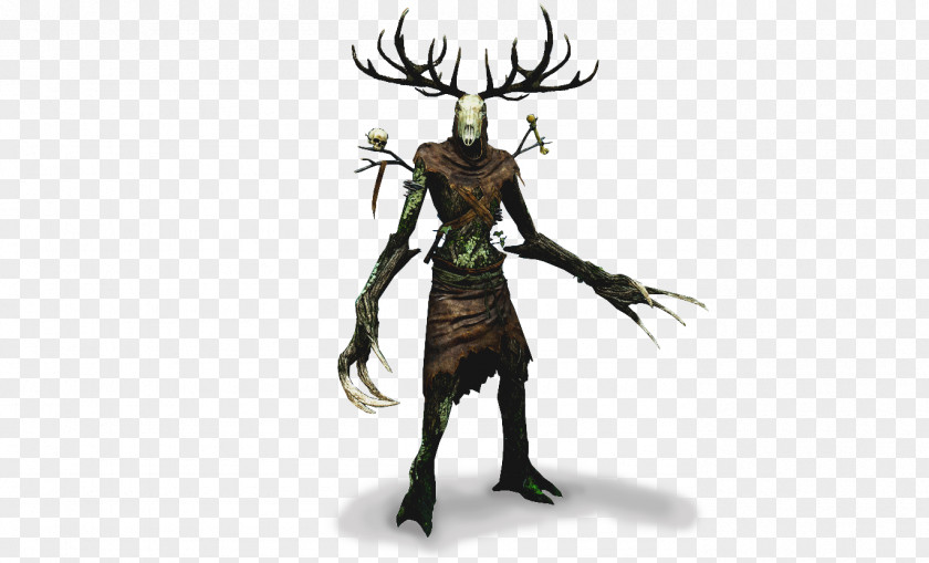Deer Tree Legendary Creature Antler Supernatural PNG