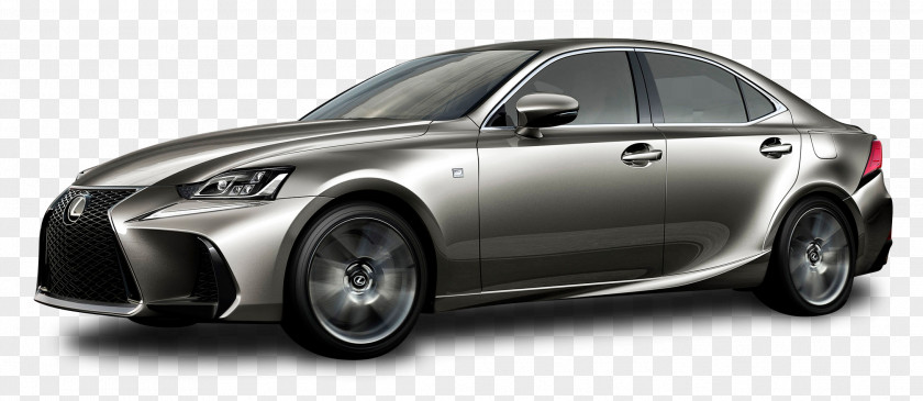 Lexus IS Silver Car 2018 2017 300 Luxury Vehicle PNG