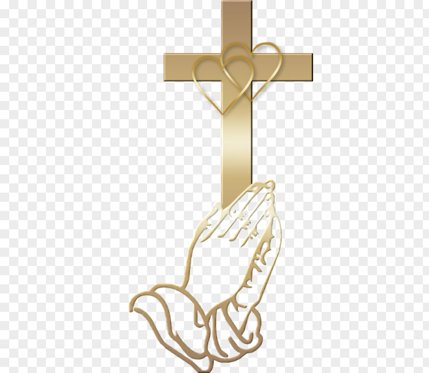 Praying Hands Cross Prayer Methodism Sticker PNG