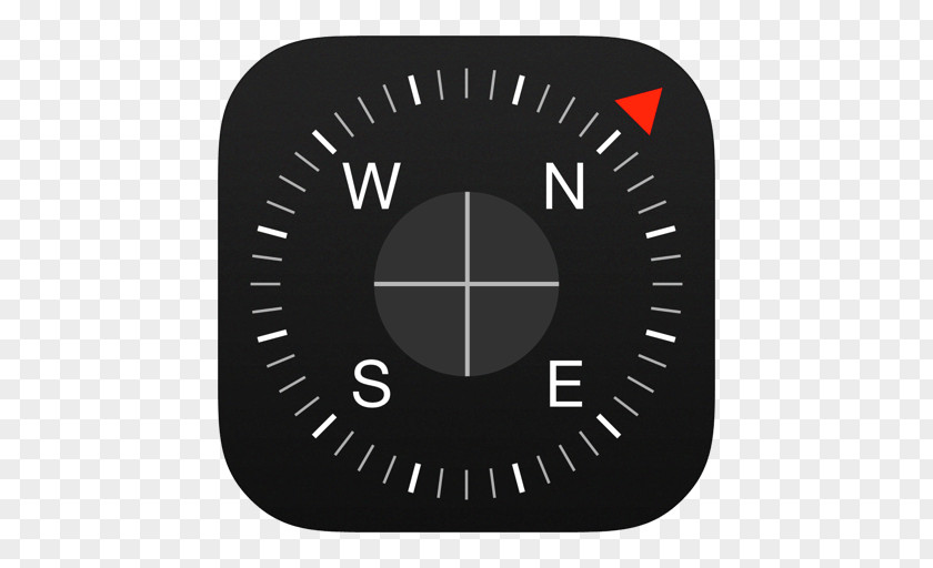 Apple IOS 7 Compass PNG