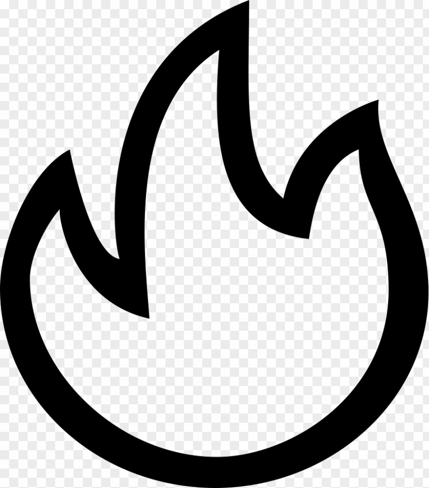Black Cool Flame Download Font PNG