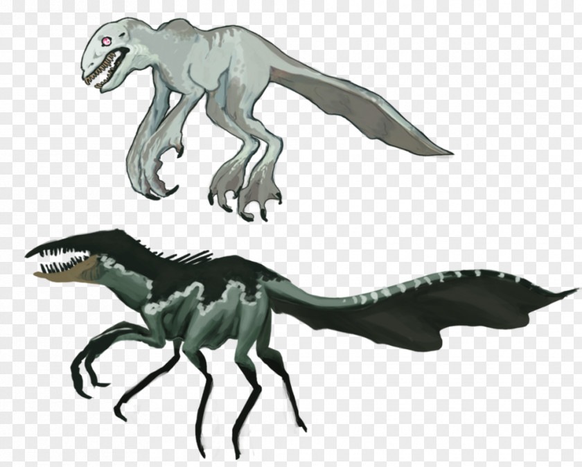 Monster Lake Tyrannosaurus Velociraptor Extinction Cartoon Tail PNG