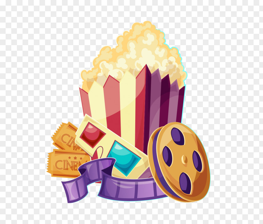 Popcorn Clip Art Movie Film Cinema PNG