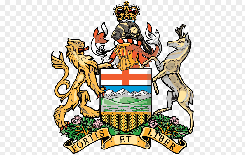 Coat Of Arms Alberta Crest Flag PNG