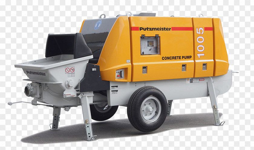 Concrete Pump Putzmeister Architectural Engineering PNG