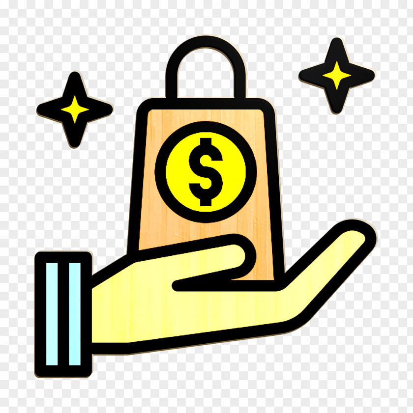 Hand Icon Shopping Bag PNG