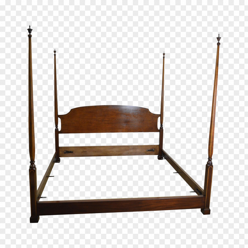 Mahogany Poster Table Four-poster Bed Size Frame PNG