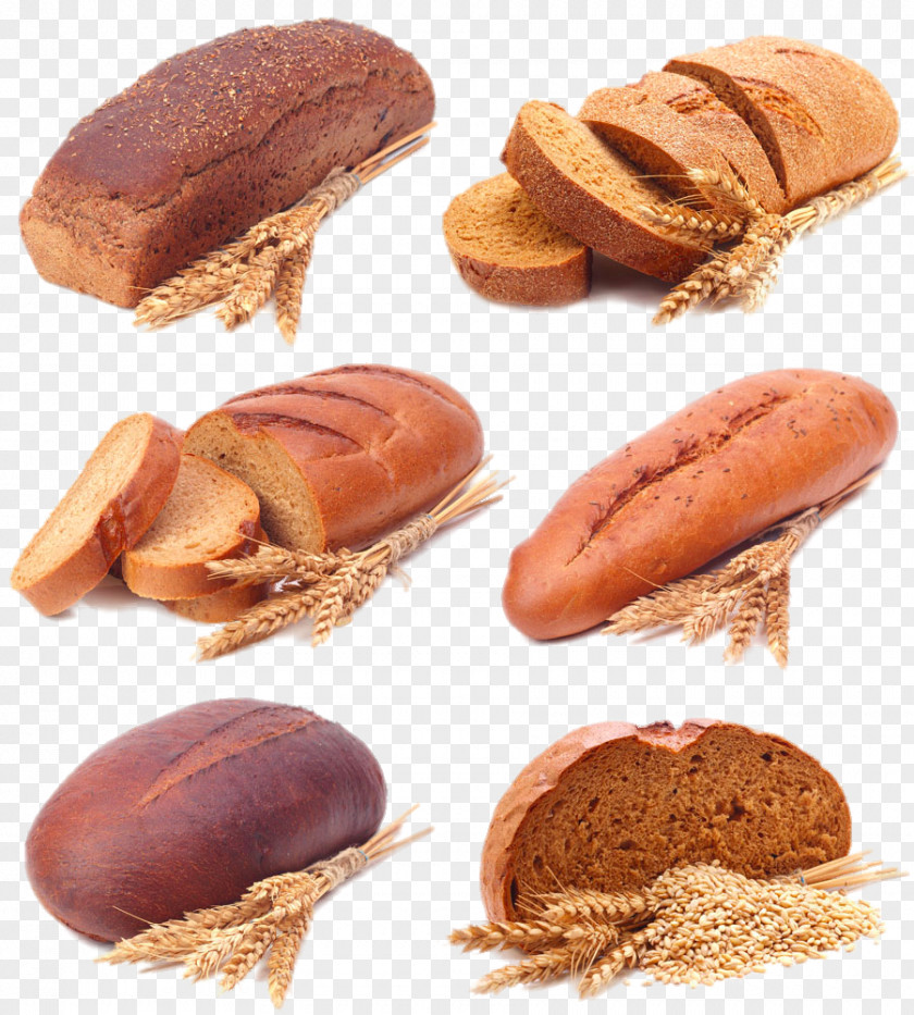 Various Wheat Crackers Macaroon Bread Bakery Cereal PNG