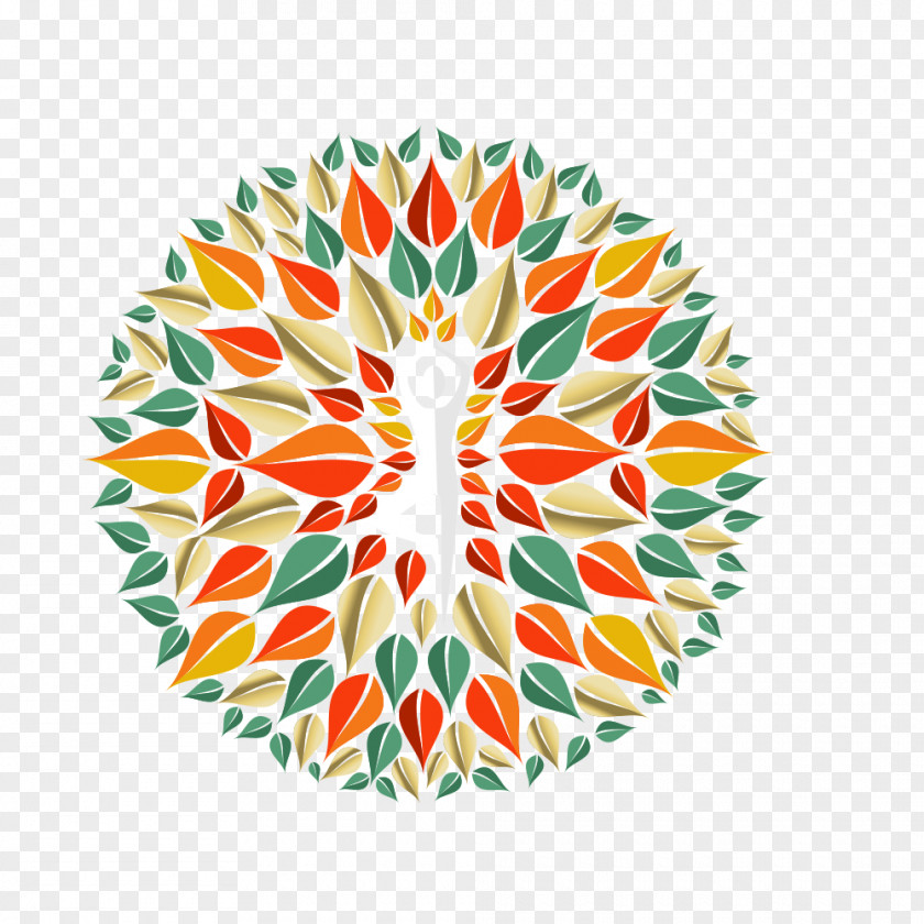 Yoga Creative Vector Material Mandala Illustration PNG