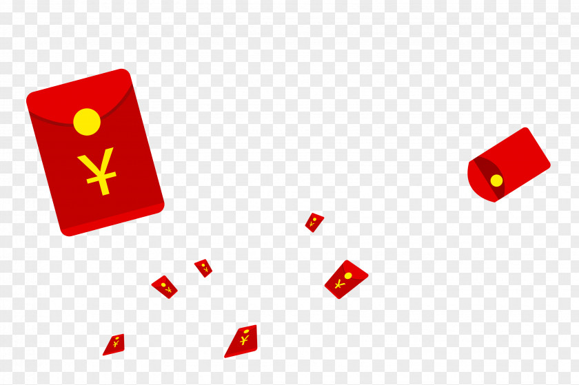 Chinese New Year Red Envelopes Floating Element Envelope PNG