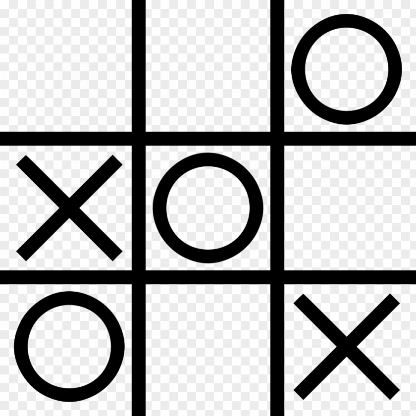 Cross Line Tic-tac-toe Game Paper PNG