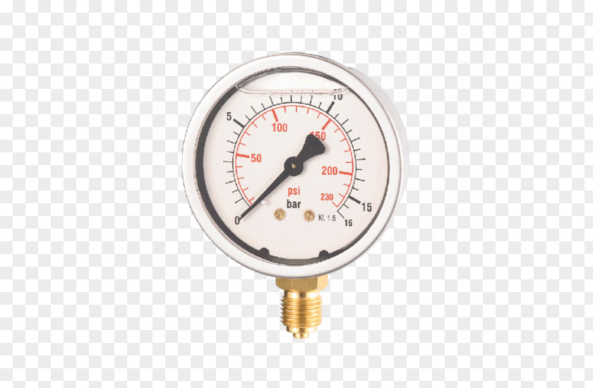 Manometer Gauge Pressure Measurement Bourdon Tube PNG