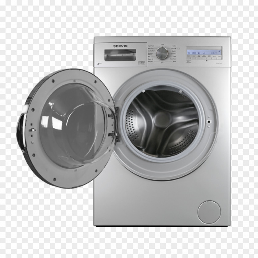 Silver Grey Washing Machine Clothes Dryer Machines AEG LAVAMAT 6000 Series L6FBI842N Combo Washer PNG