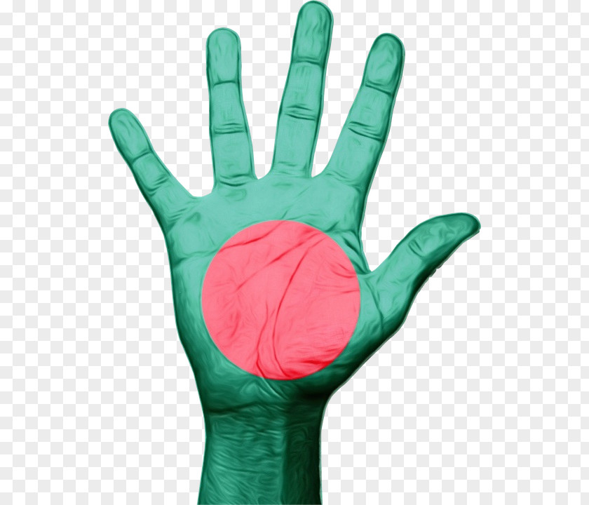 Wrist Safety Glove India Flag National PNG