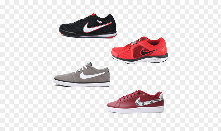 A Bunch Of Nike Sneakers Free Skate Shoe PNG
