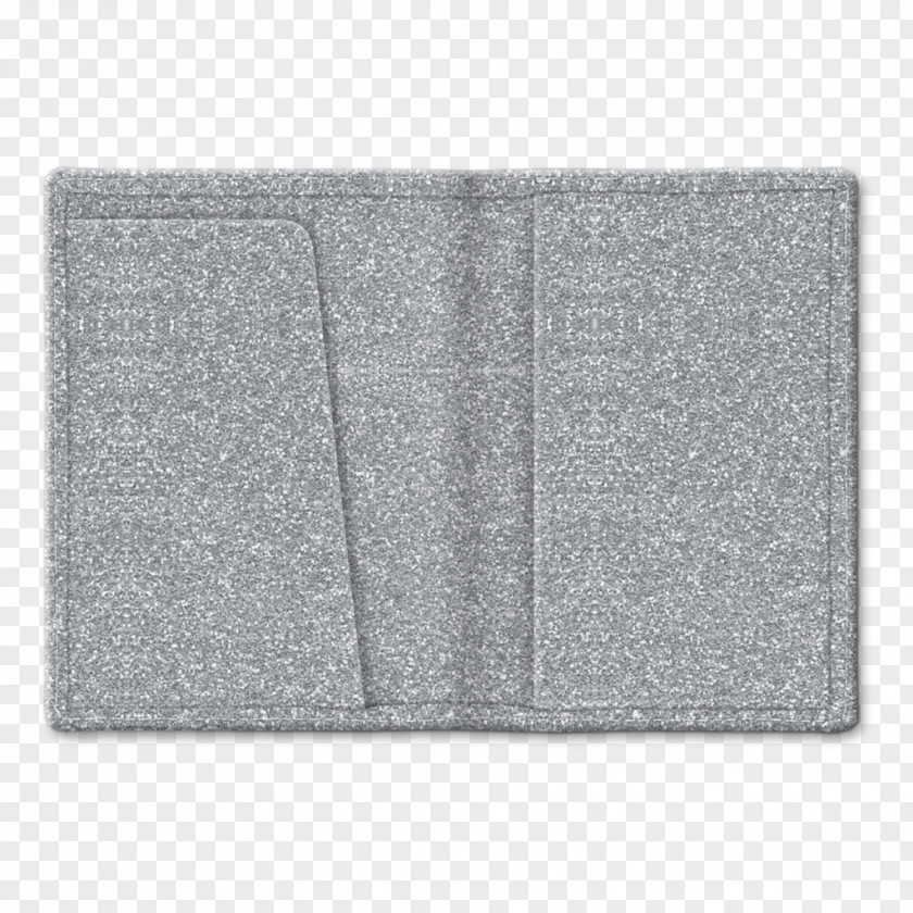 Artificial Leather Place Mats Rectangle Grey PNG