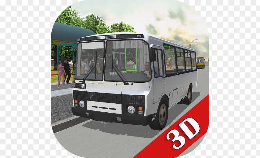 Bus City Simulator 2010 Russian 3D Driver PNG