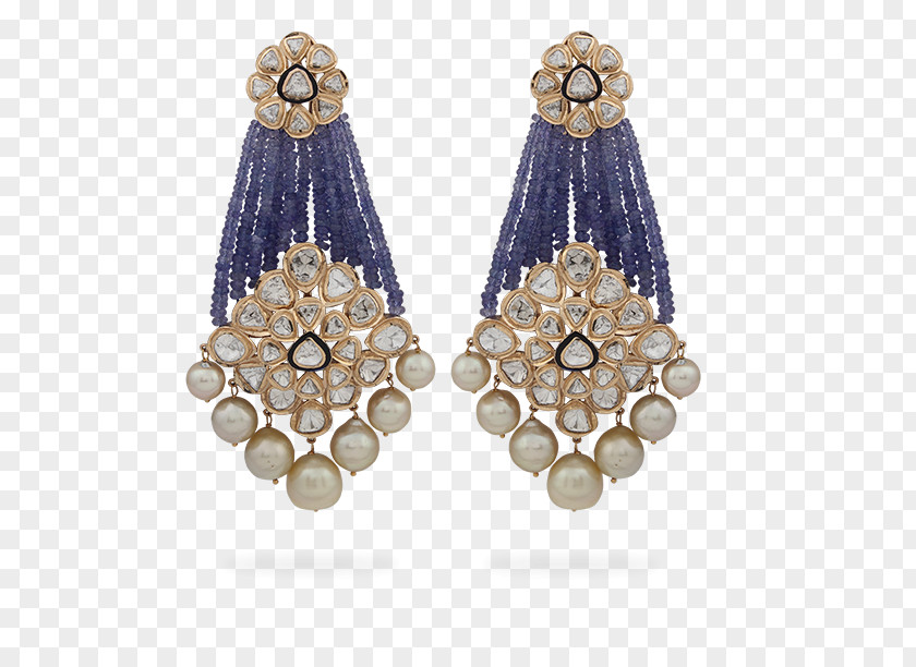 Gemstone Earring Jewellery Kundan Jadau PNG
