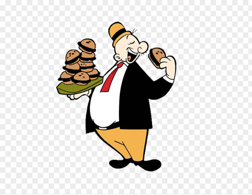 J. Wellington Wimpy Popeye Olive Oyl Hamburger Swee'Pea PNG