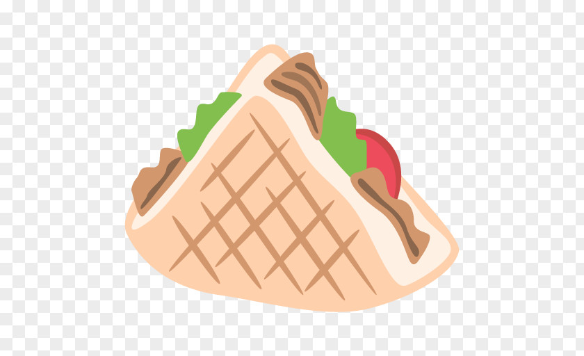 Kebab Doner Emoji Stuffing Focaccia PNG
