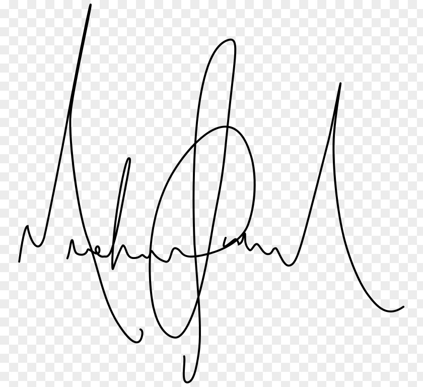 Michael Jackson Autograph Moonwalk Signature The 5 PNG