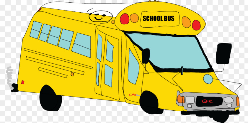 School Bus Drawing Blue Bird Vision PNG
