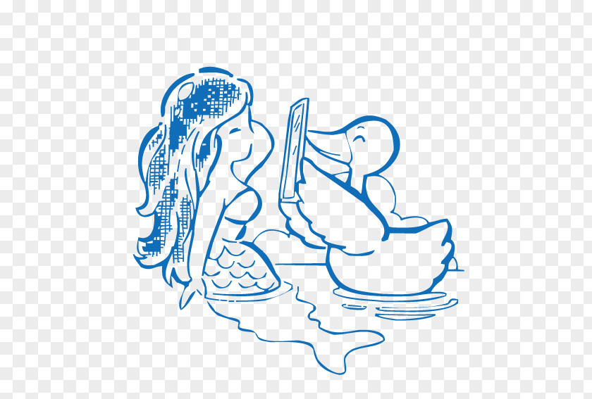 Jane Pen Mermaid The Little Cartoon Painting PNG