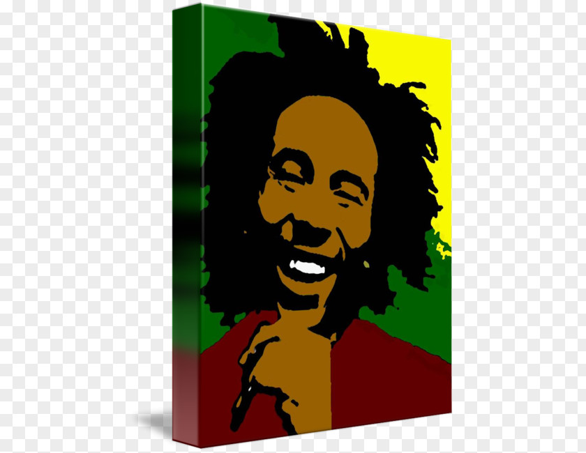 Painting Bob Marley Illustration Cartoon Poster PNG