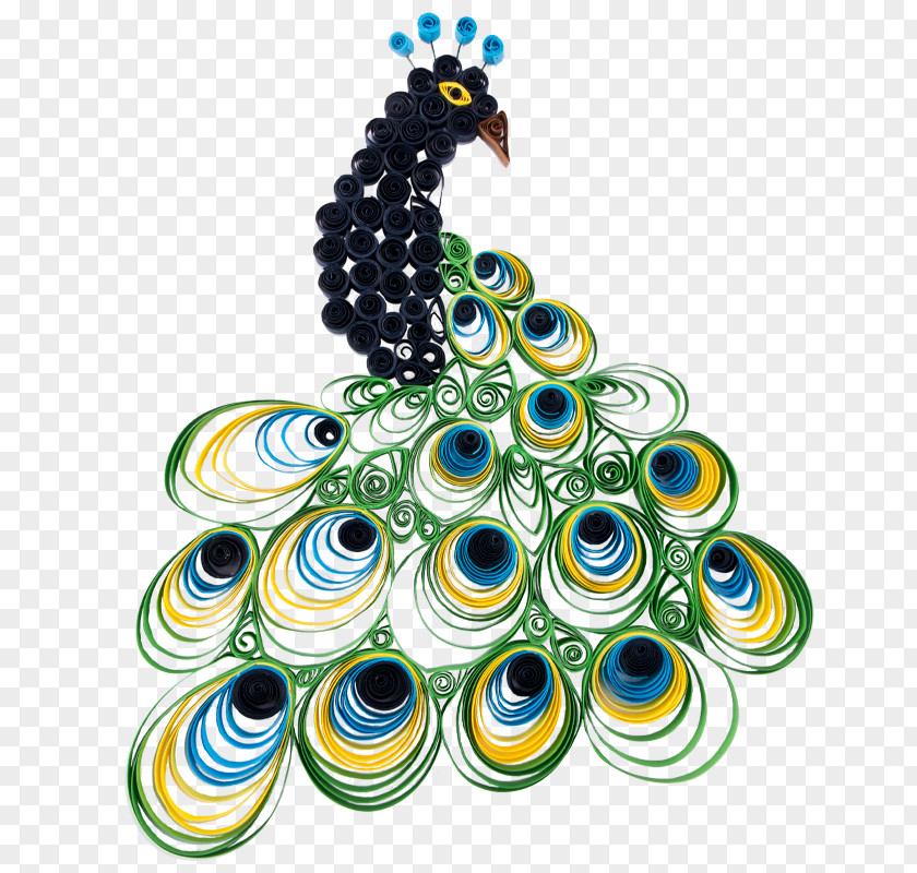 Paper Quilling Askartelu Das Osternest Indian Peafowl PNG