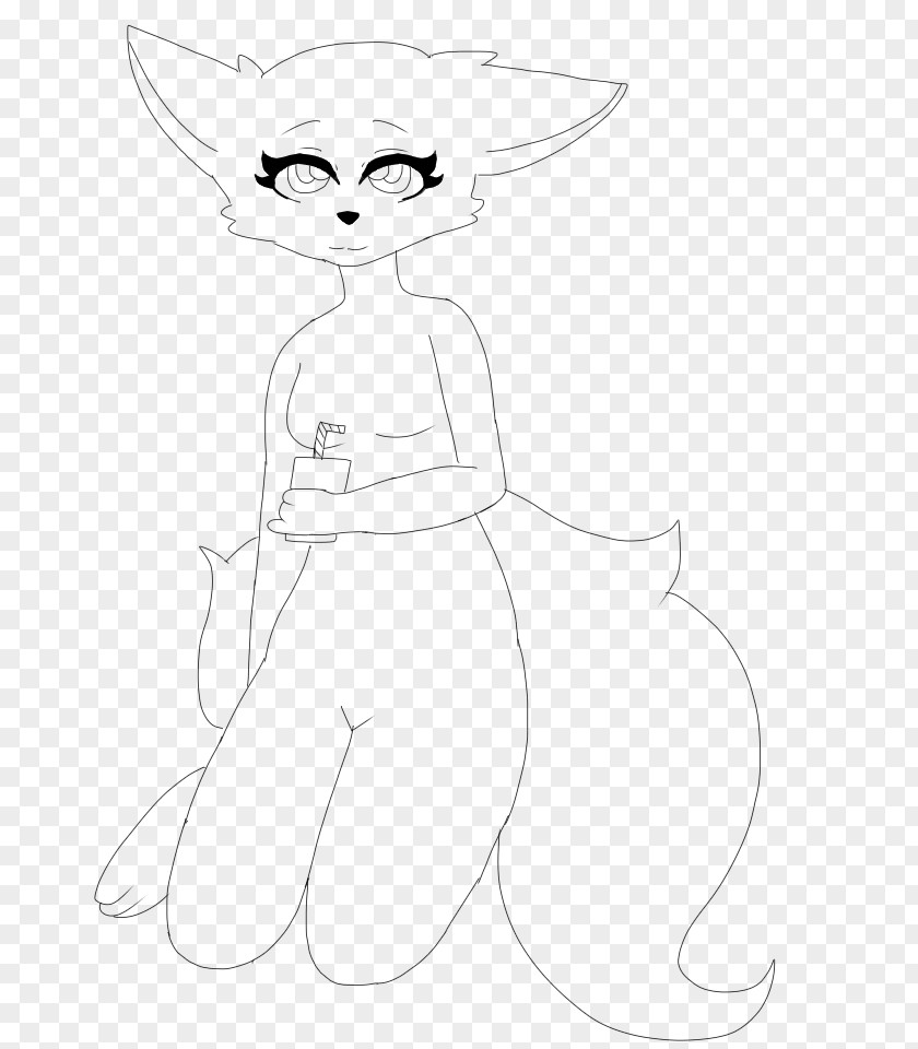 Pastel Color Line Art Cat Clothing Ear Sketch PNG