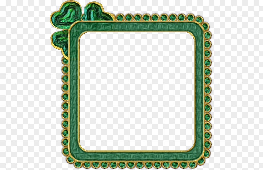 Picture Frame Meter Green Background PNG