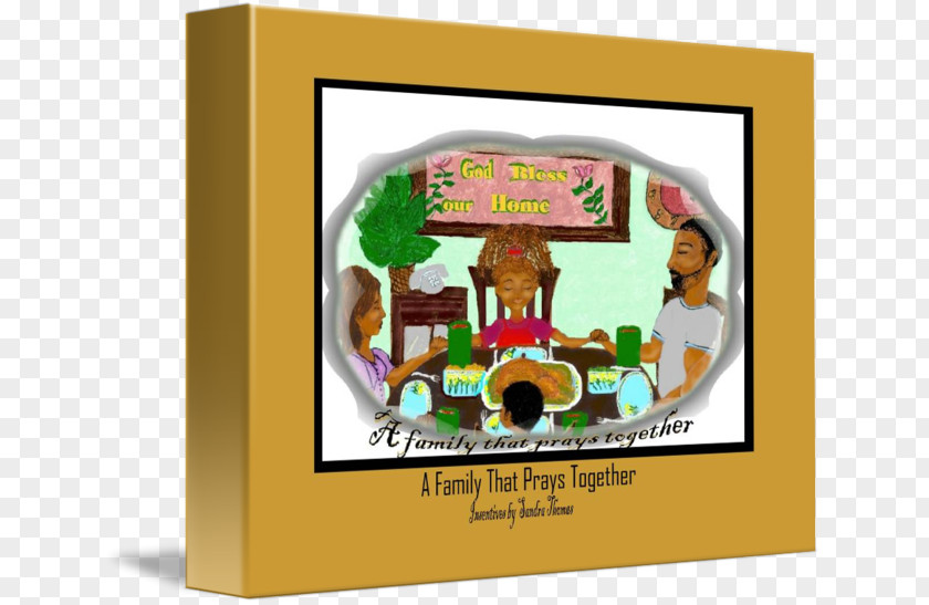 Pray Together Picture Frames Gallery Wrap Canvas Art Font PNG