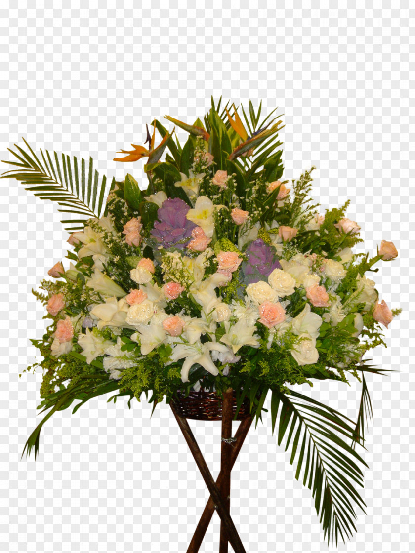 Basketbol Filigree Floral Design Cut Flowers Flower Bouquet Funeral PNG