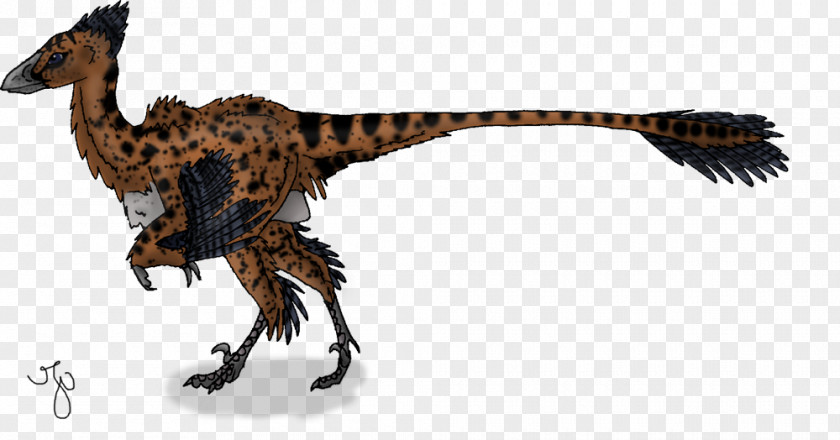Digital Markings Velociraptor Bambiraptor Dinosaur Dromaeosaurus Drawing PNG