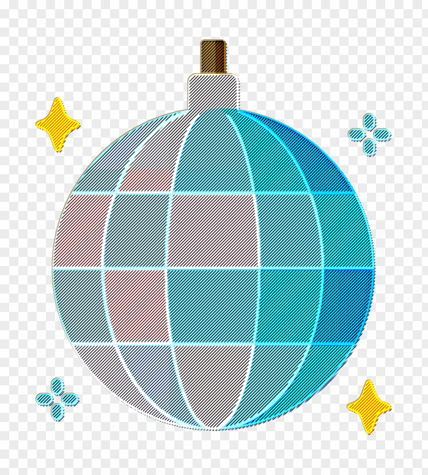 Disco Icon Ball Night Party PNG