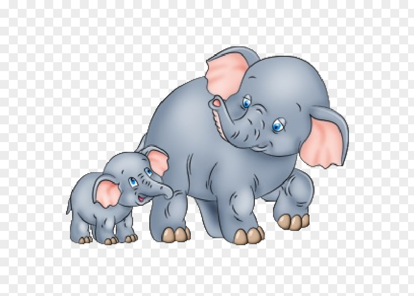Elephants Clip Art Image Drawing Illustration PNG