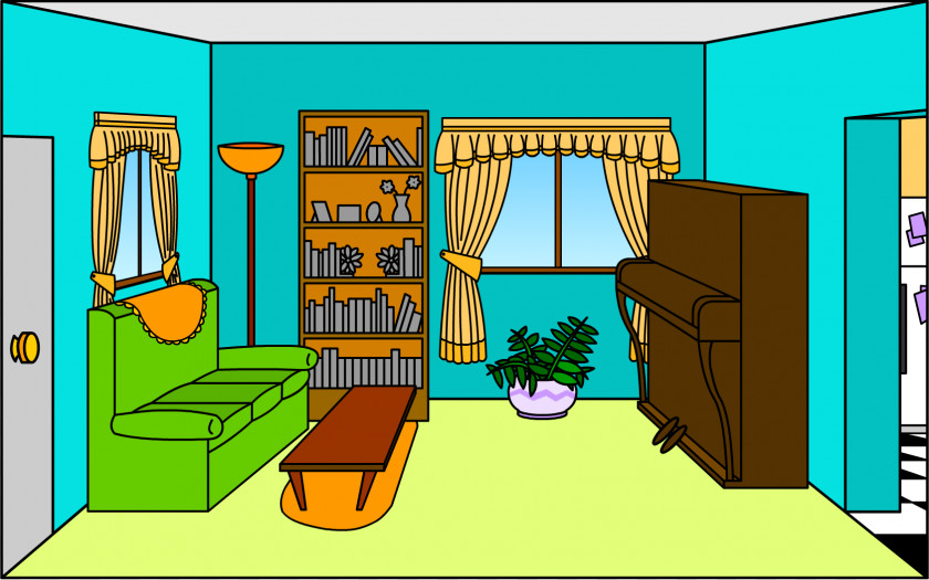 Television Cliparts Room Living Drawing Interior Design Services Clip Art PNG