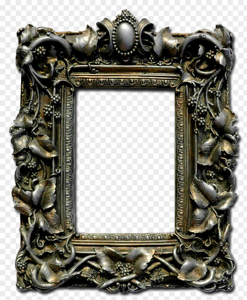 Goth Picture Frames Baroque Photography Art PNG