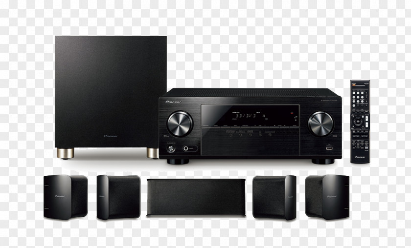 Home Theater System Pioneer Cinema Htp074 Systems 5.1 Surround Sound Corporation PNG