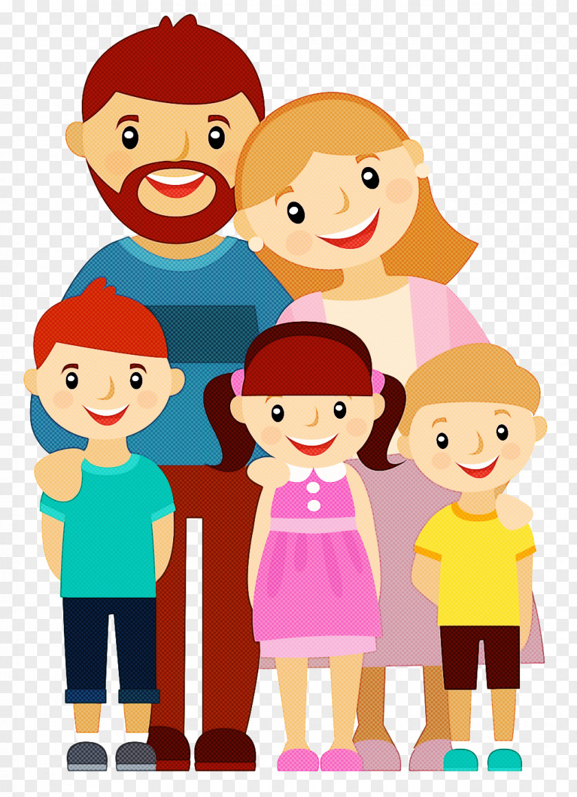 People Cartoon Child Friendship Fun PNG