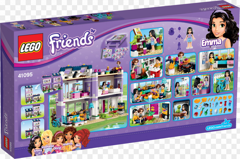 Toy LEGO 41095 Friends Emma's House 3315 Olivia's PNG