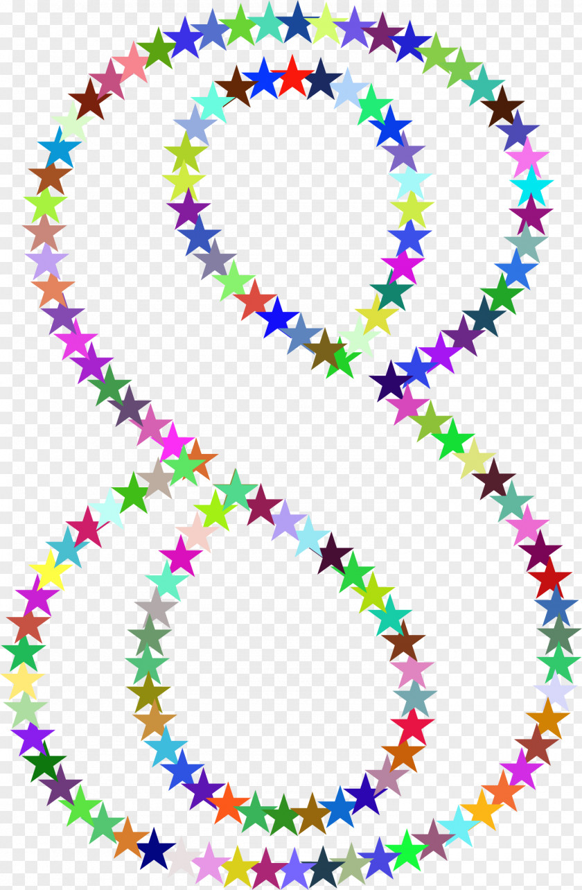 Circle Of Stars Clip Art Design Number PNG