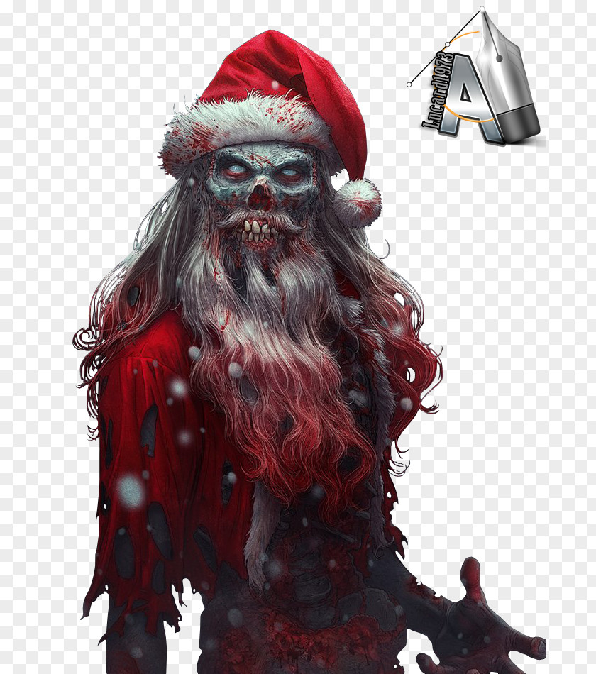 Evil Santa Claus Christmas Rudolph PNG