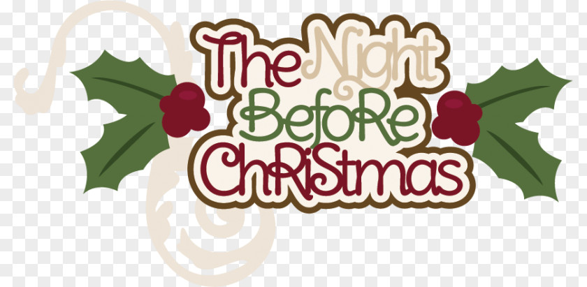 Night Before Christmas Denslow's Day Logo Clip Art Eve PNG