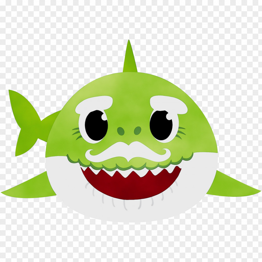 Smiley Plant Baby Shark PNG