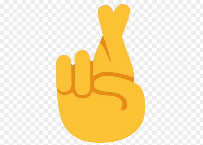Emoji Emojipedia Crossed Fingers Thumb Signal Emoticon PNG
