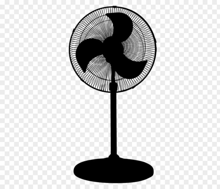 Mechanical Fan Blackandwhite Silhouette PNG