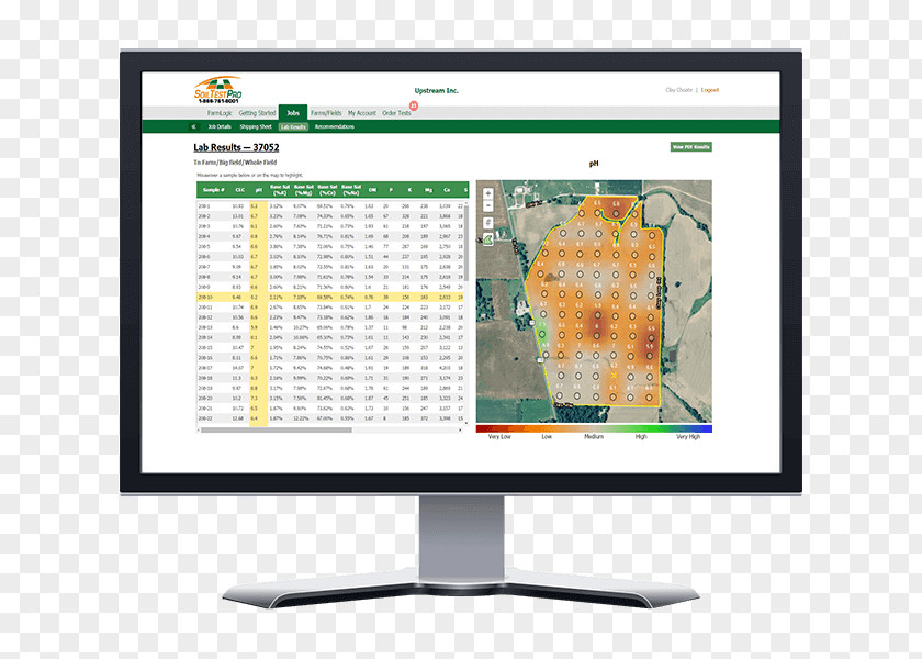 Soil Test Computer Monitor Accessory Fertilisers Software PNG