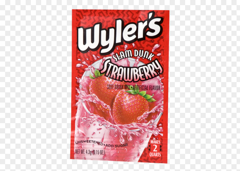Strawberry Fizzy Drinks Wyler's Flavor Soft Drink Mix PNG